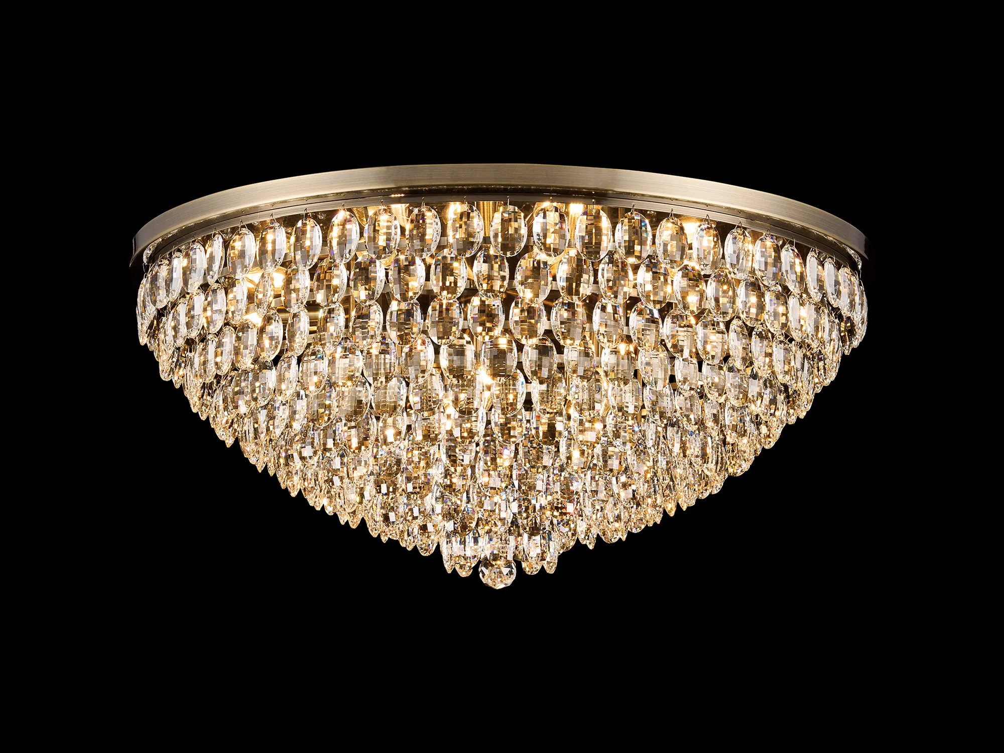IL32819AB  Coniston Ceiling 15 Light (35.4kg) Antique Brass